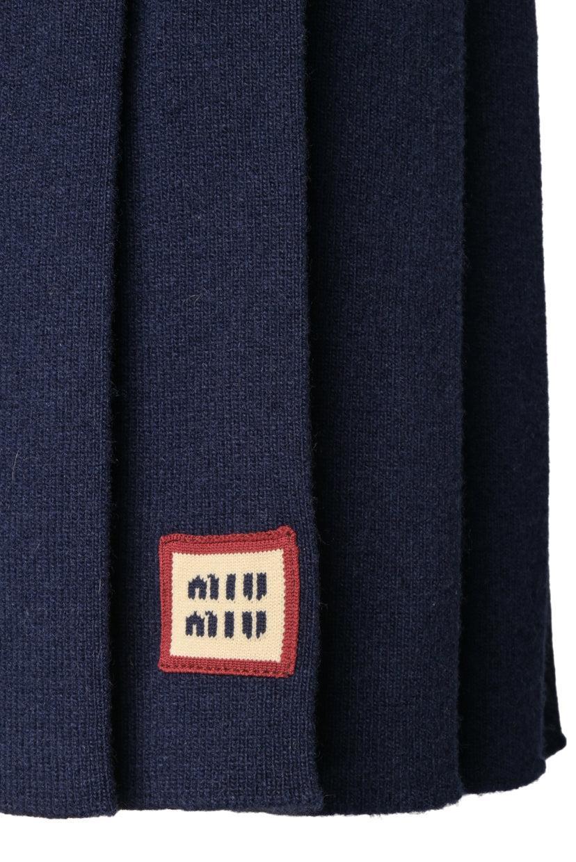 Miu Miu Size 38 2024 Flounces Wool & Cashmere Mini Skirt - Image 3