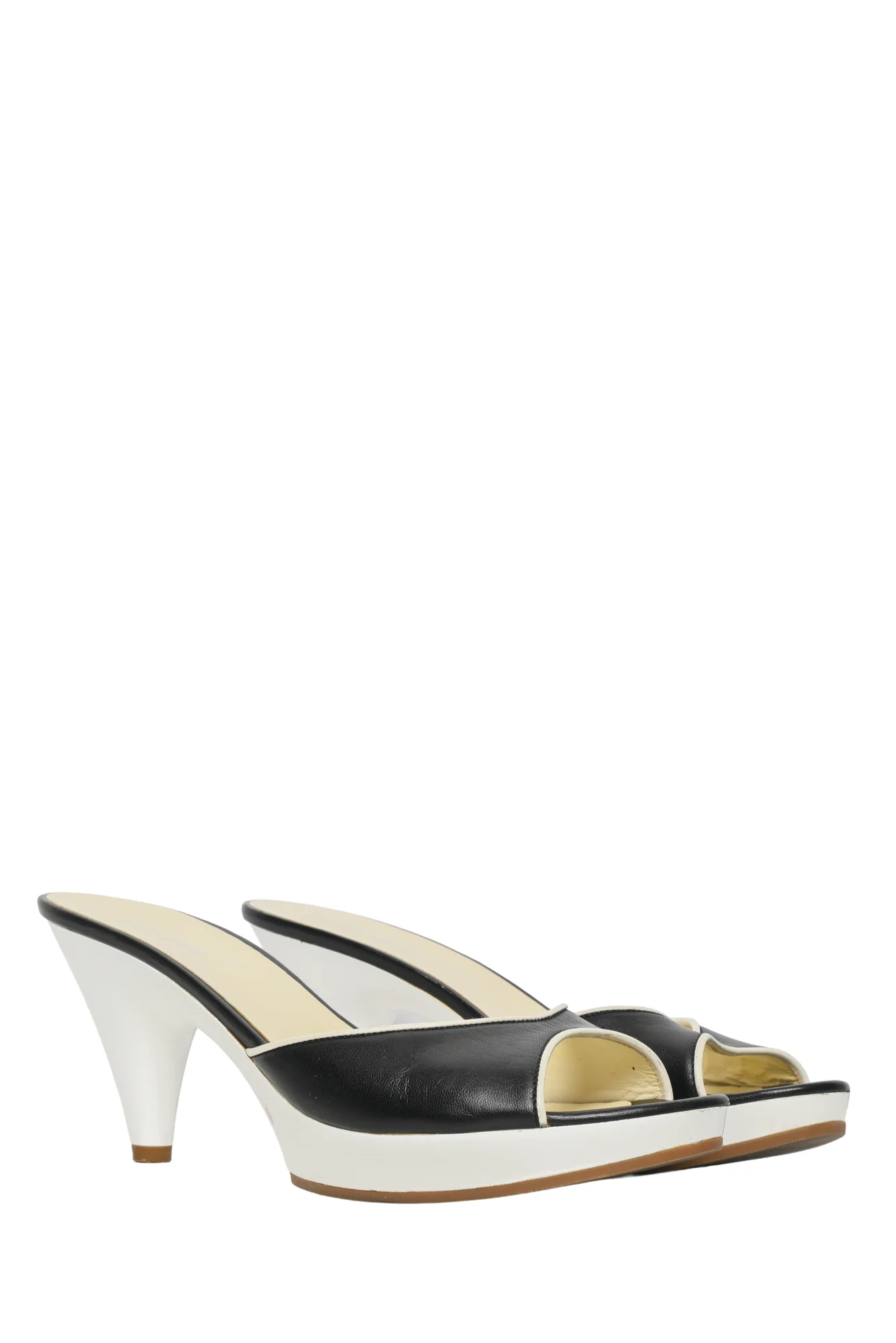 Miu Miu Size 38 Platform Heel Sandals - Image 2