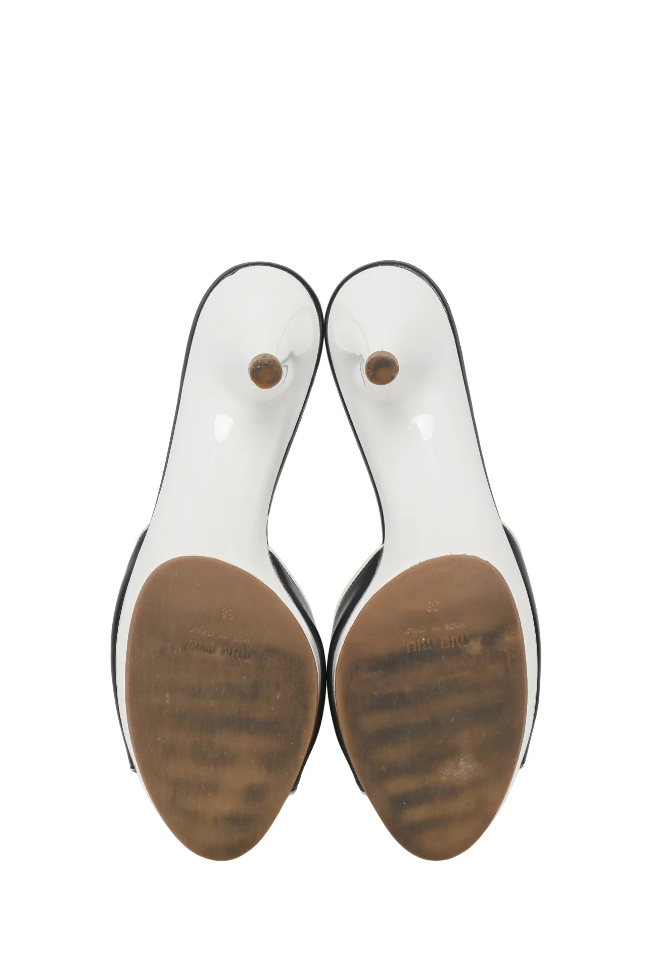 Miu Miu Size 38 Platform Heel Sandals - Image 5