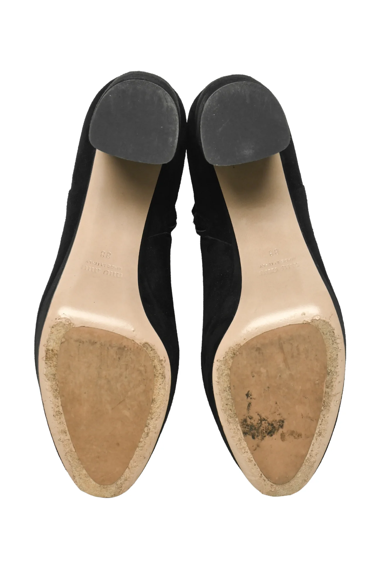 Miu Miu Size 38 Platform Suede Ankle Boots - Image 6