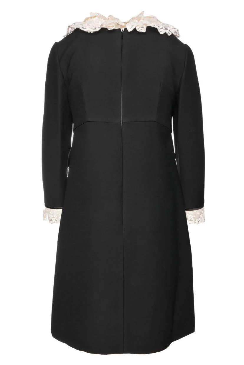 Miu Miu Size 40 2022 Lace Trimmed Mini Dress - Image 2