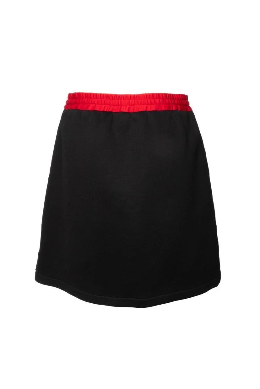 Miu Miu Size L 2018 Logo Tape Mini Skirt - Image 2