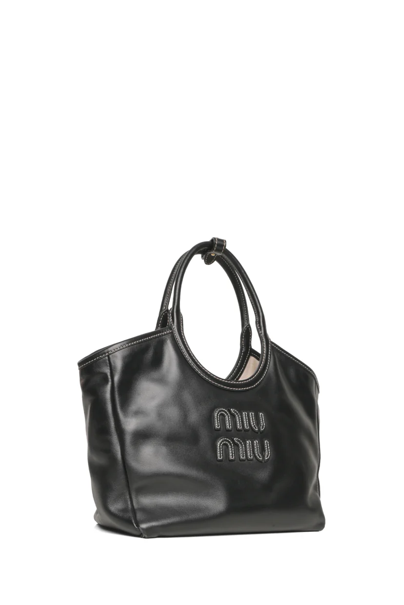 Miu Miu Small Ivy Leather Tote - Image 2