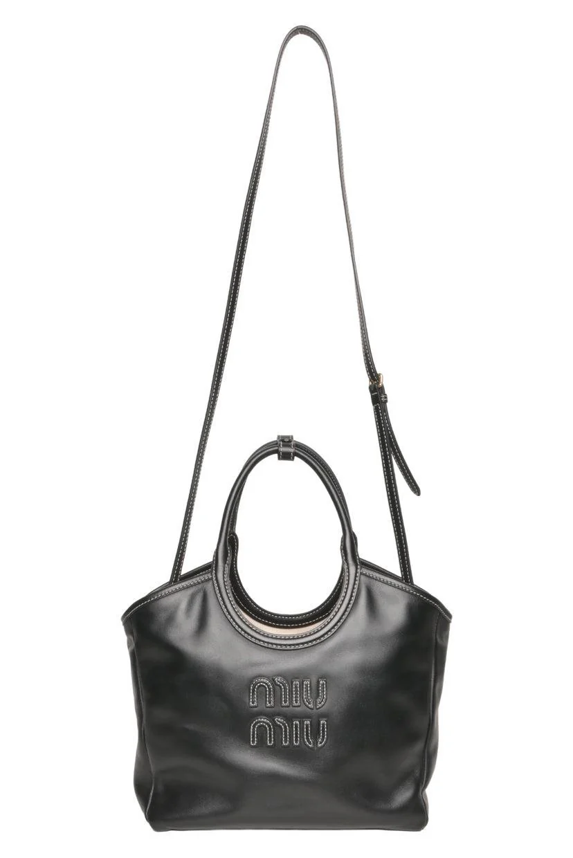 Miu Miu Small Ivy Leather Tote - Image 6
