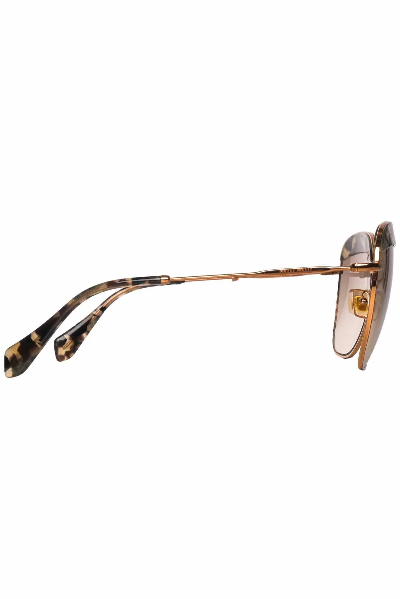 Miu Miu Tortoiseshell Trim Sunglasses - Image 3