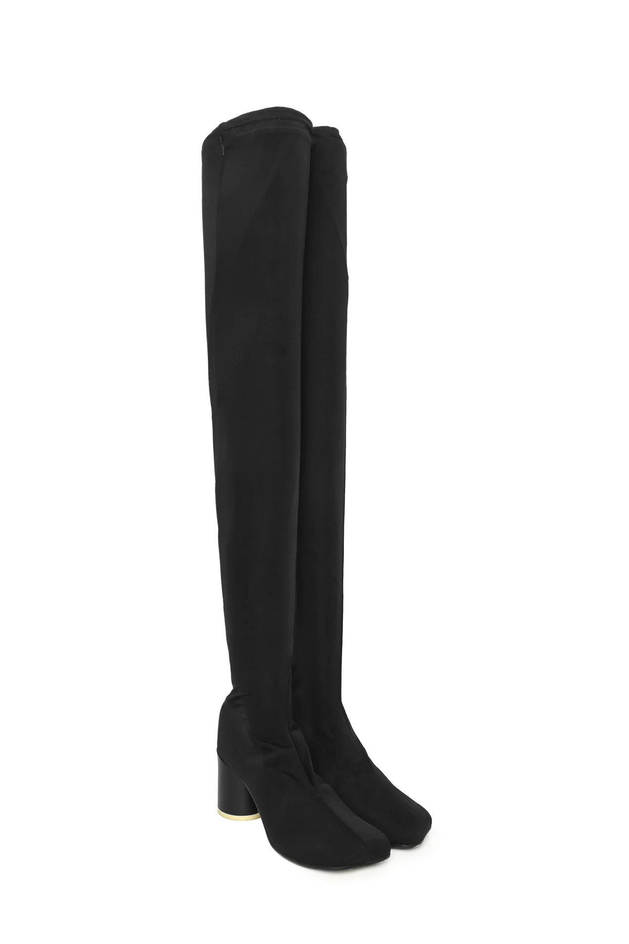 MM6 Maison Martin Margiela Size 37 Anatomic Thigh High Sock Boots - Image 2