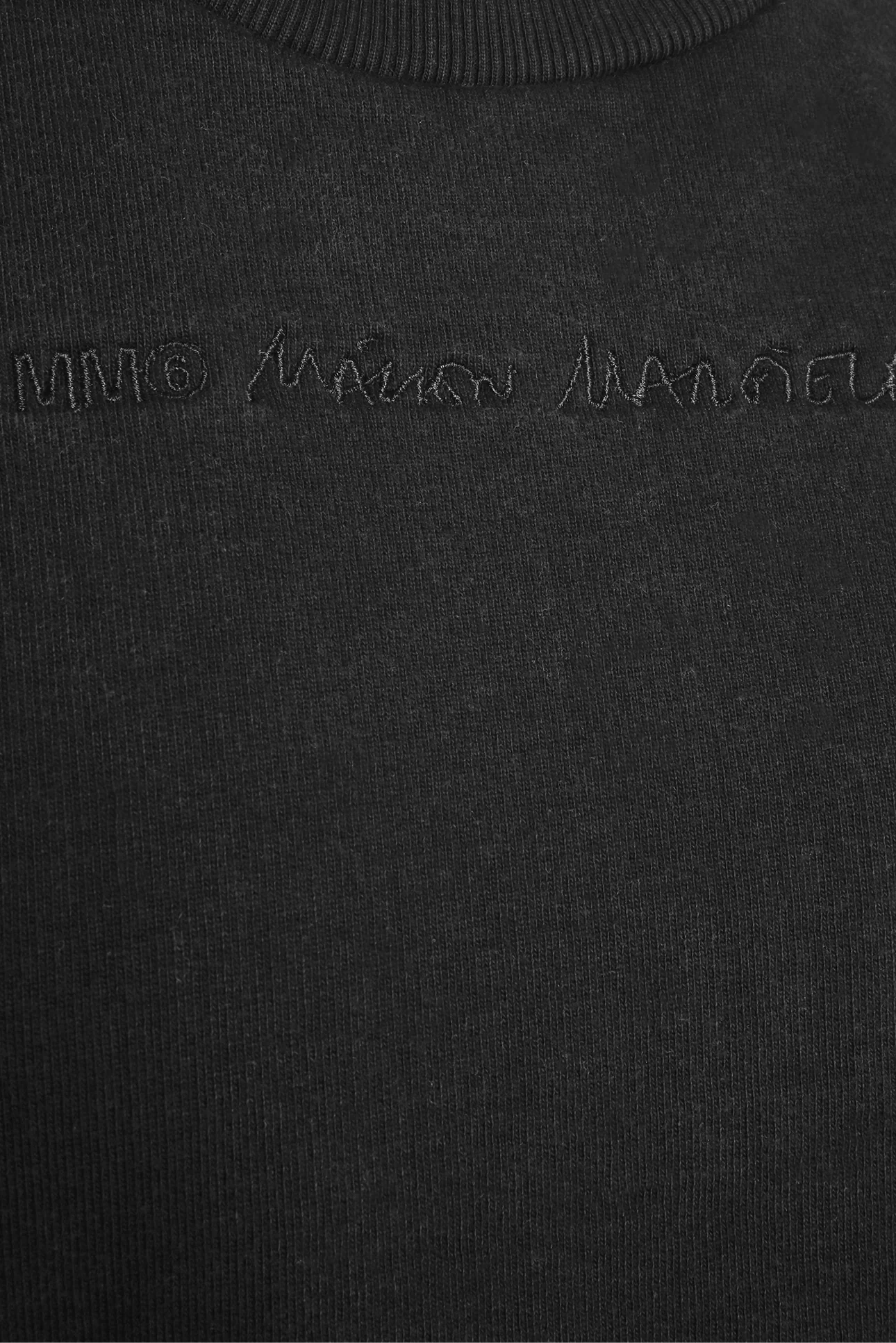 MM6 Size XS Logo Embroidered Crewneck Sweatshirt - Image 3