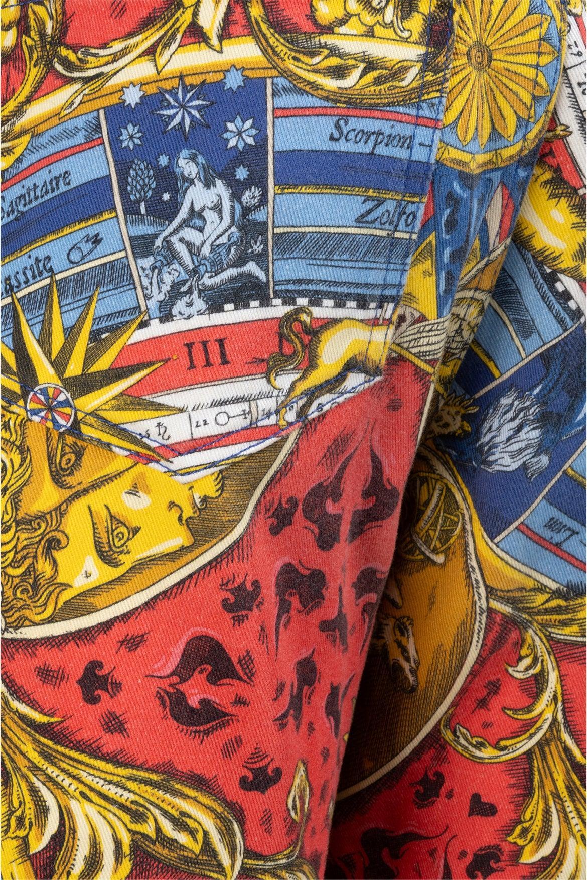 Moschino Couture Size 32 Men's Roman Scarf Jeans - Image 3