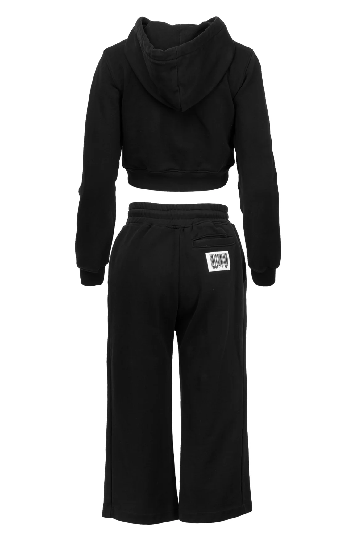 Moschino Couture Size XS Barcode Cropped Hoodie & Pant Set - Image 2