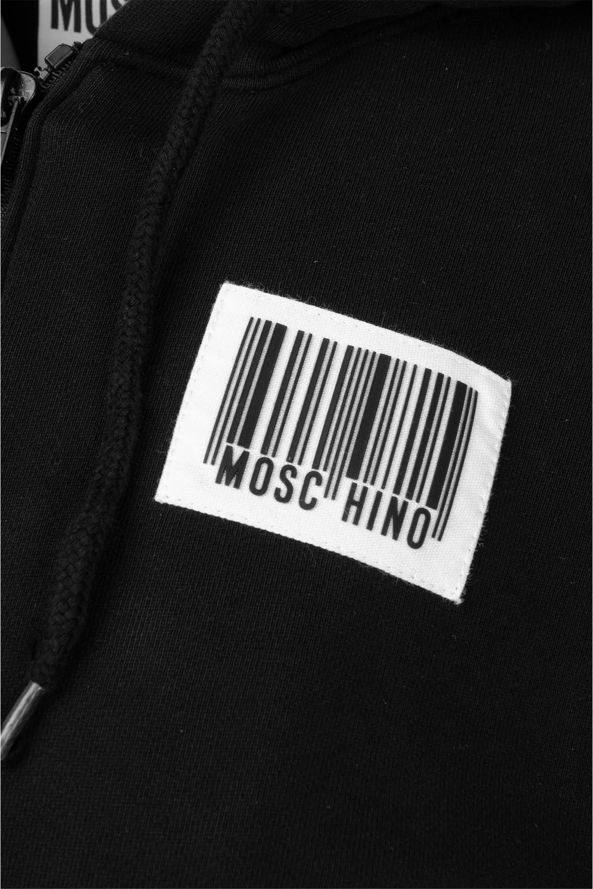 Moschino Couture Size XS Barcode Cropped Hoodie & Pant Set - Image 3