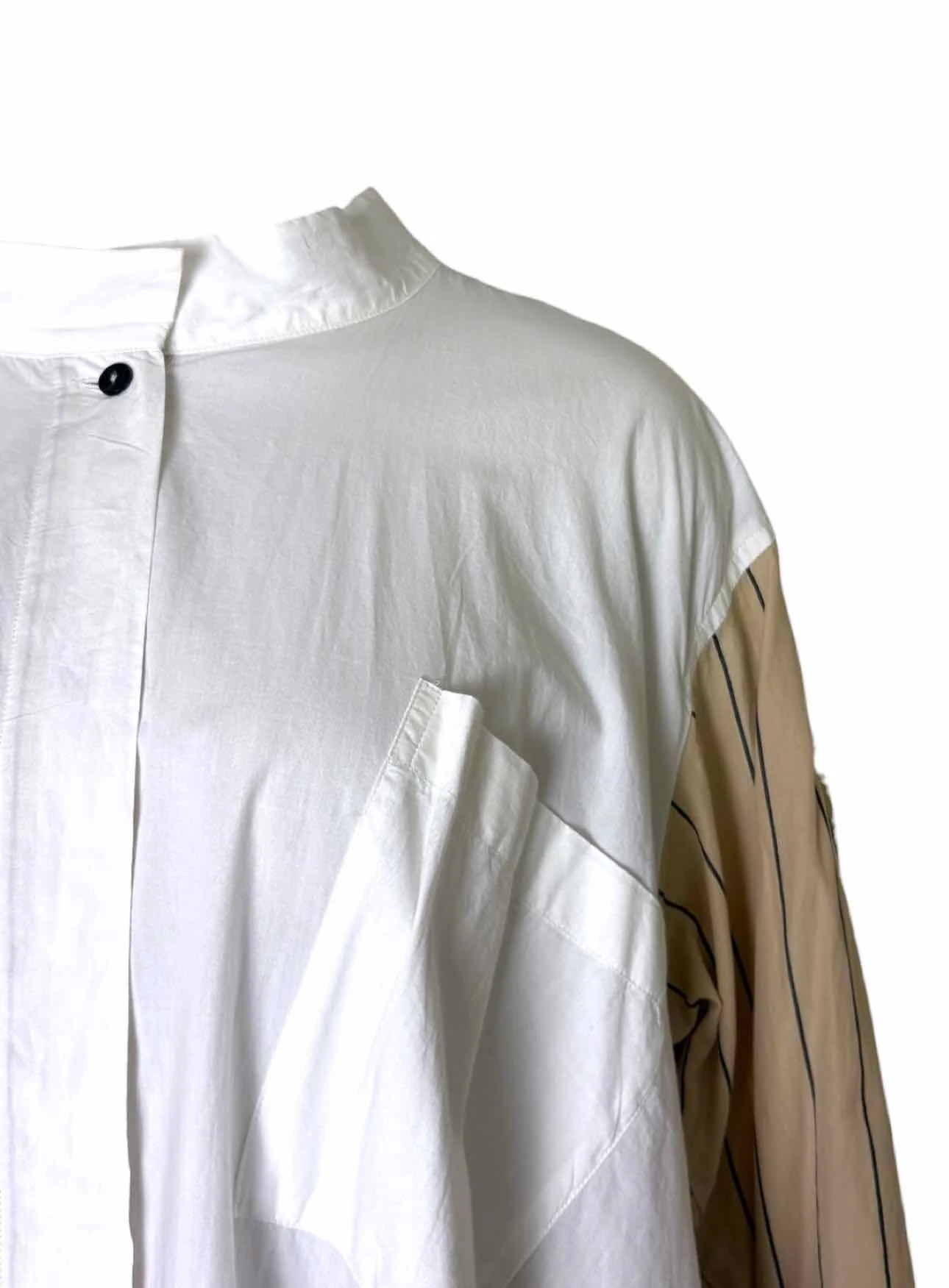 moyuru Size M Cotton Shirt Dress - Image 3