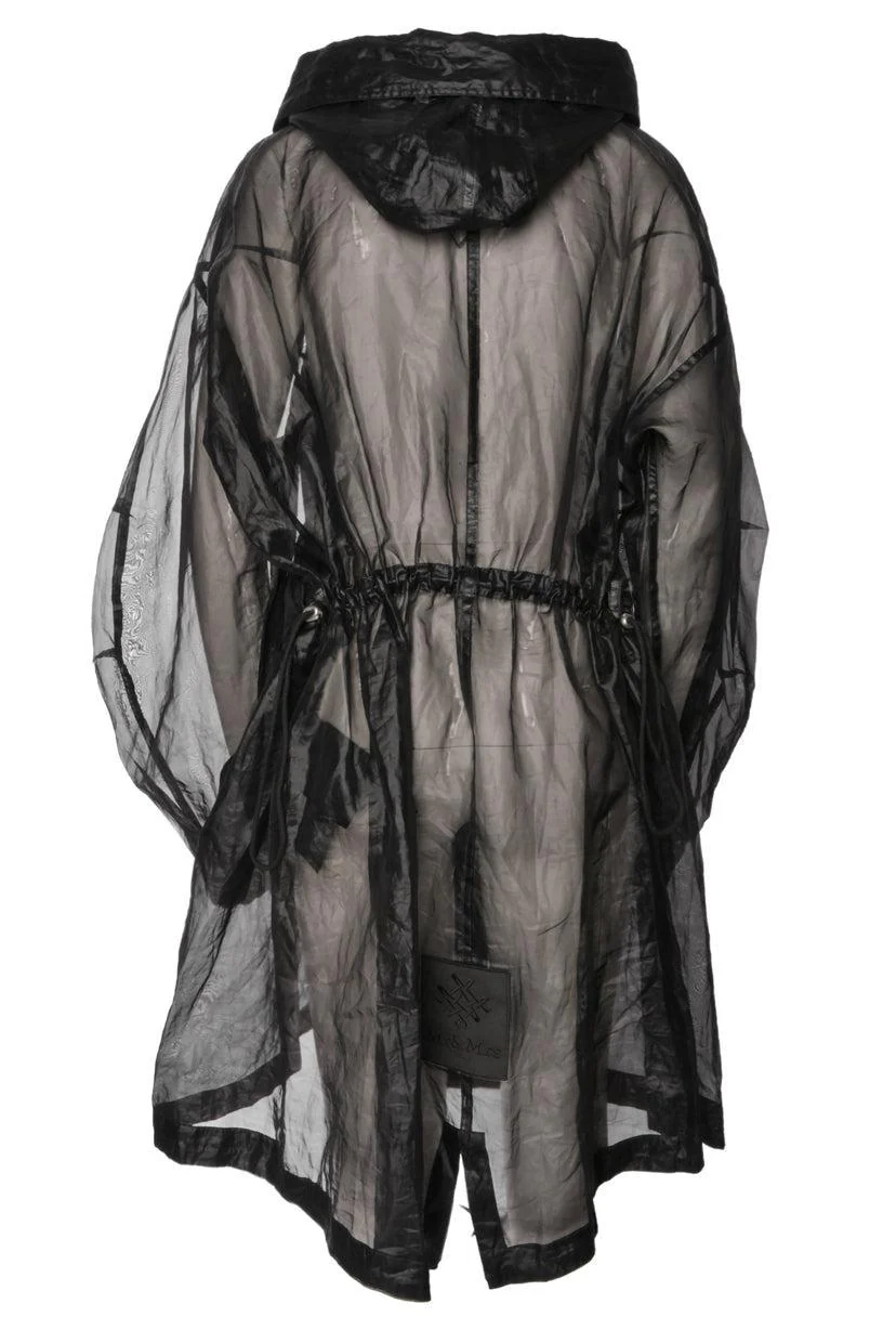 Mr & Mrs Italy Size S Crinkled Sheer Tech Organza Coat - Image 2