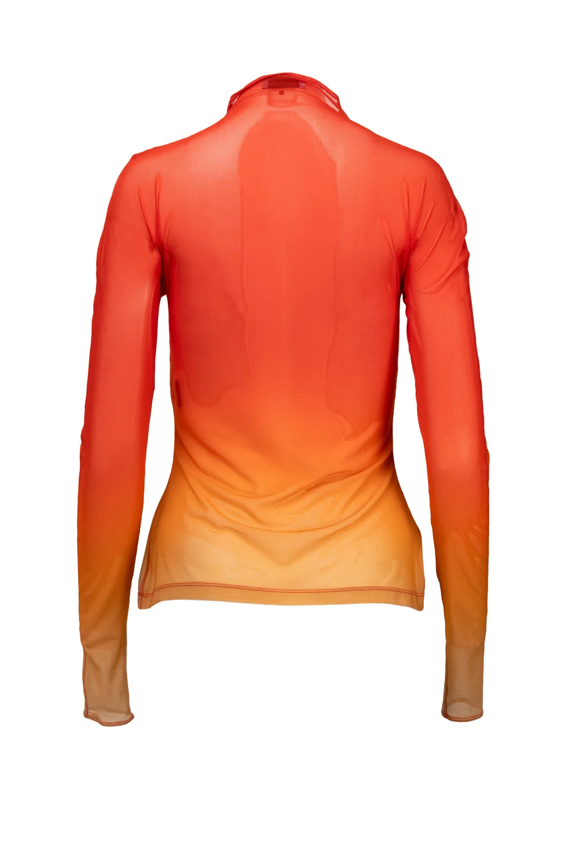 Mugler Size 40 Ombre-Effect Mesh Tops - Image 2