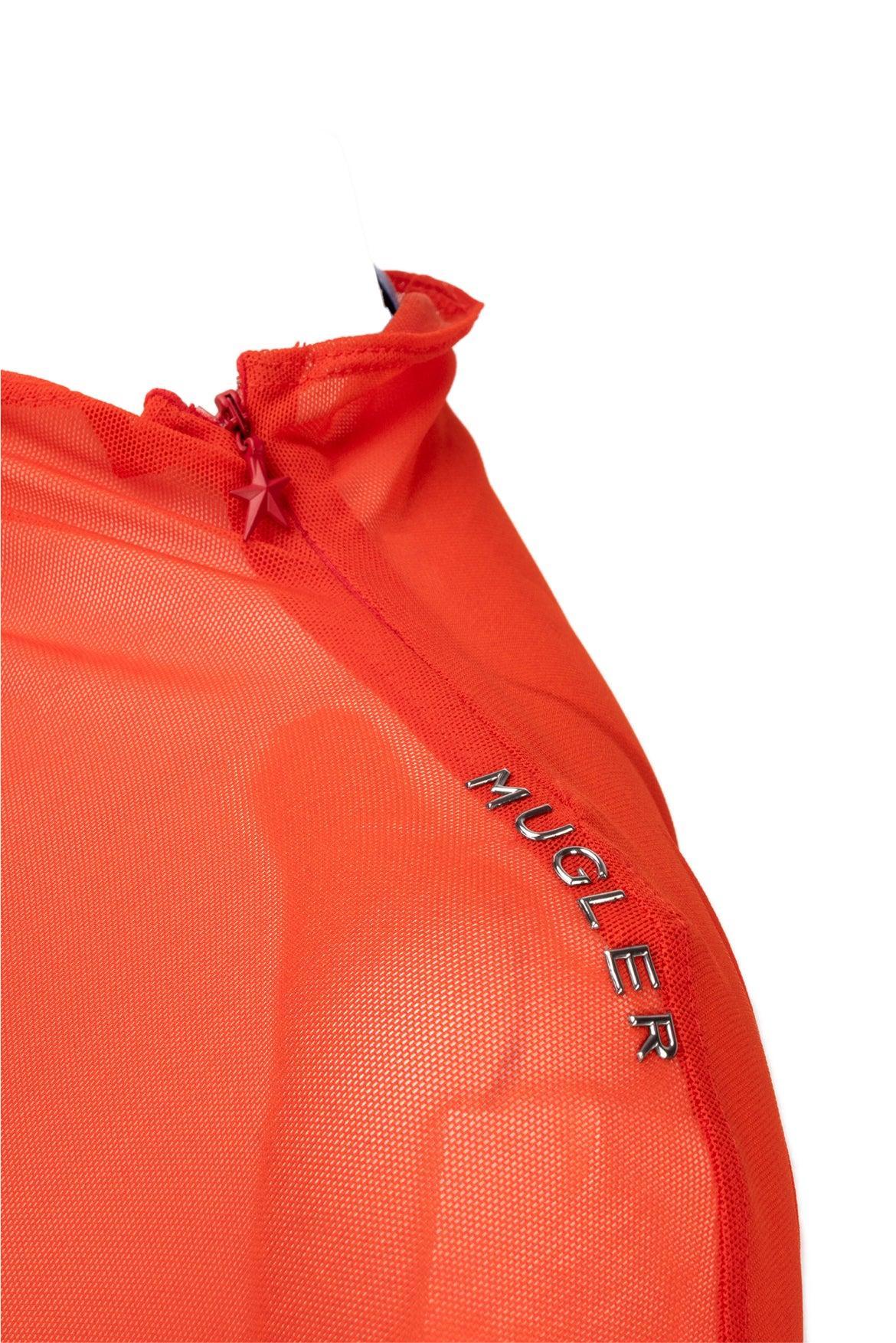 Mugler Size 40 Ombre-Effect Mesh Tops - Image 3