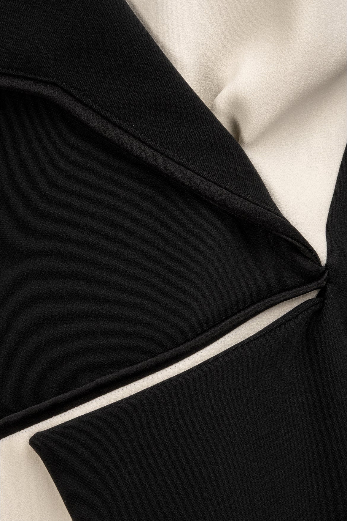 Mugler Size 42 Bonded Crepe Long Sleeve Mini Dress - Image 3