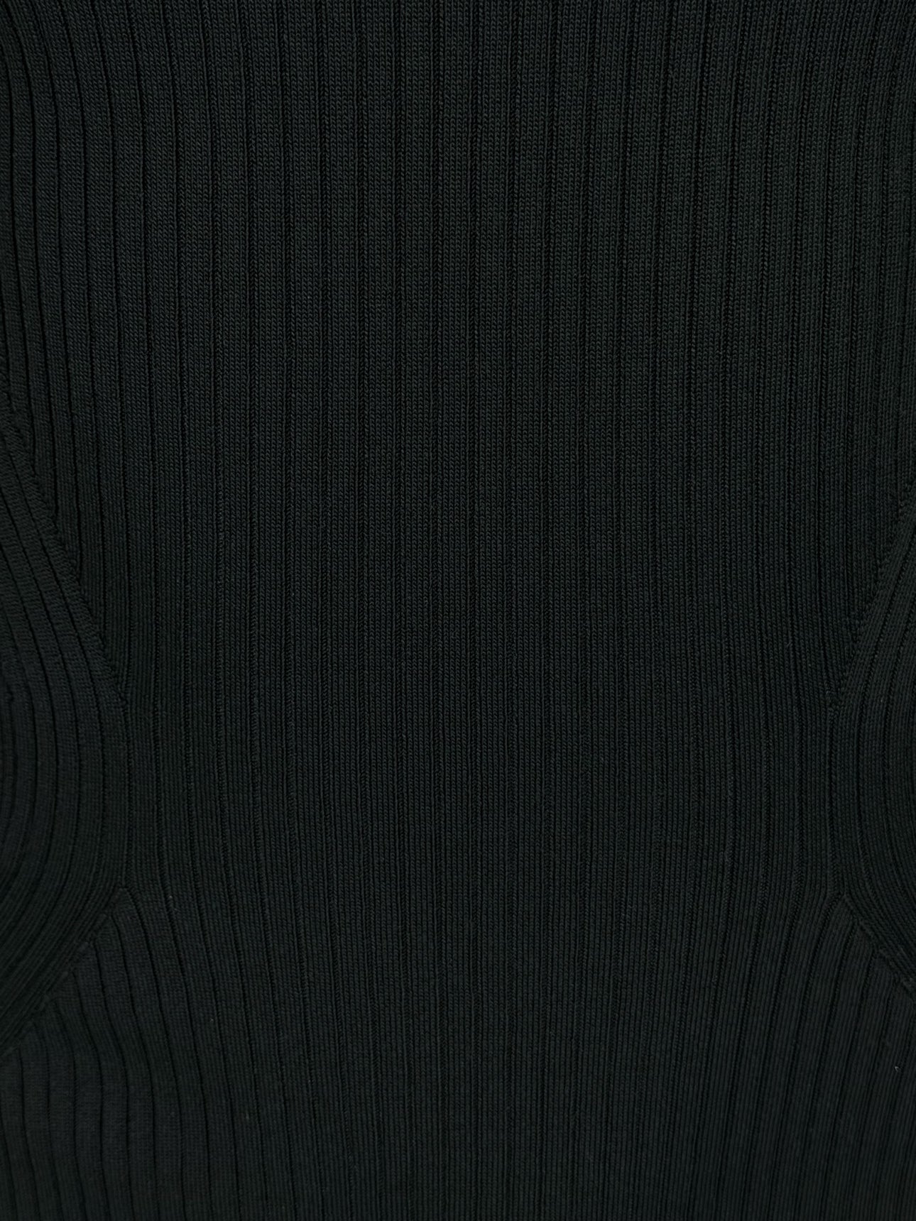 Mugler Size XL Turtleneck Ribbed Knit Sleeve Cutout Tops - Image 3