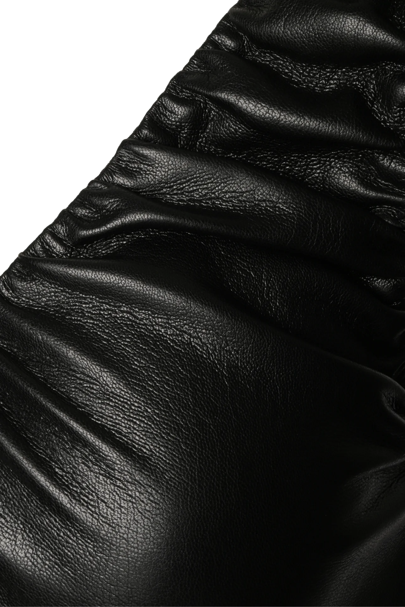 Nanushka Size M Yael Gathered Vegan Leather Tank Top - Image 3