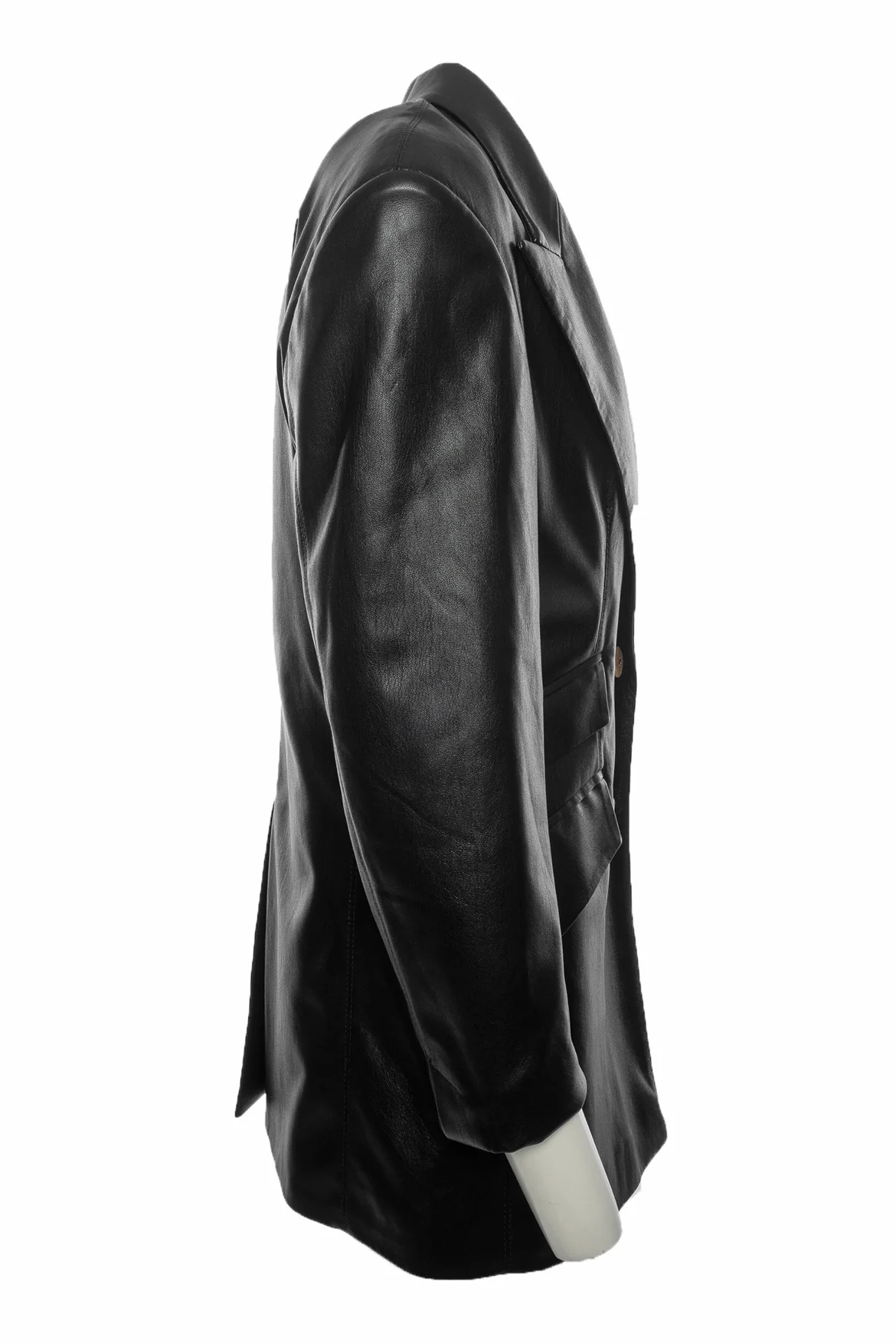 Nanushka Size XS Cancun Vegan Leather Blazer - Image 2
