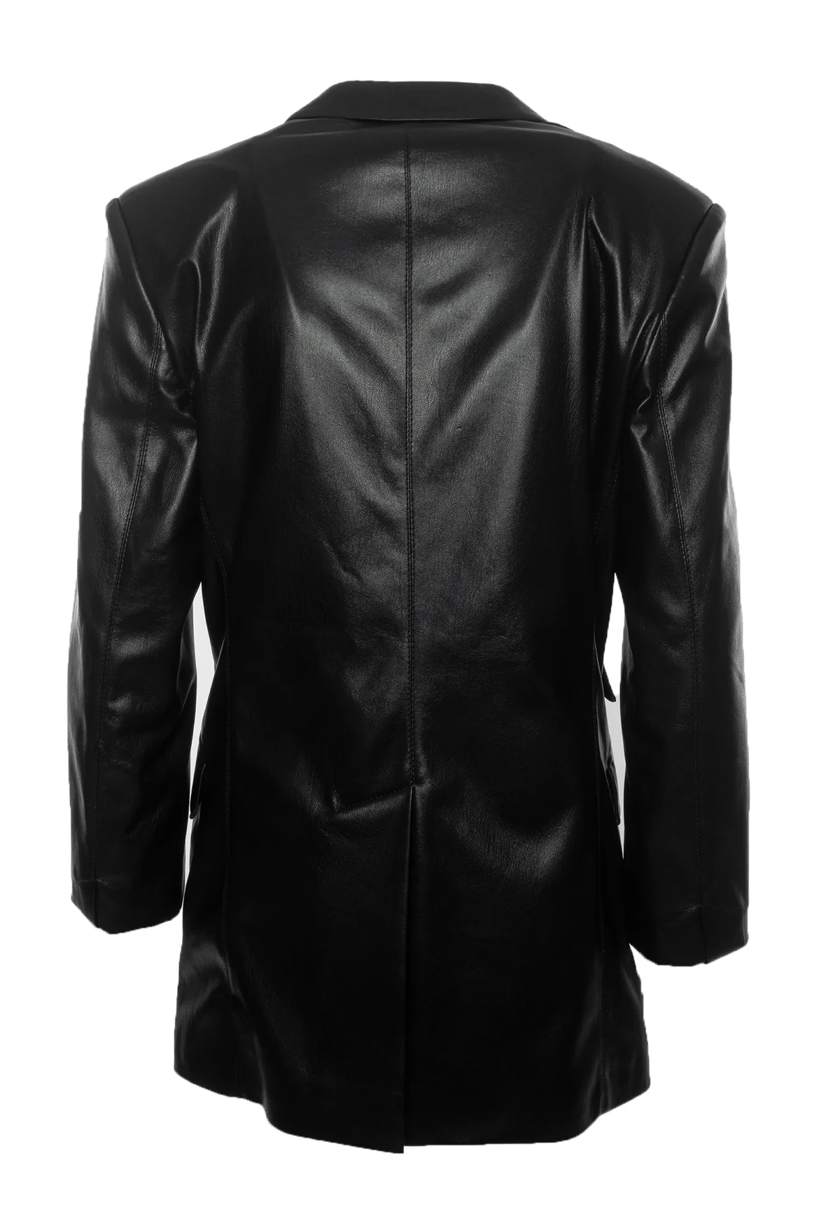 Nanushka Size XS Cancun Vegan Leather Blazer - Image 3