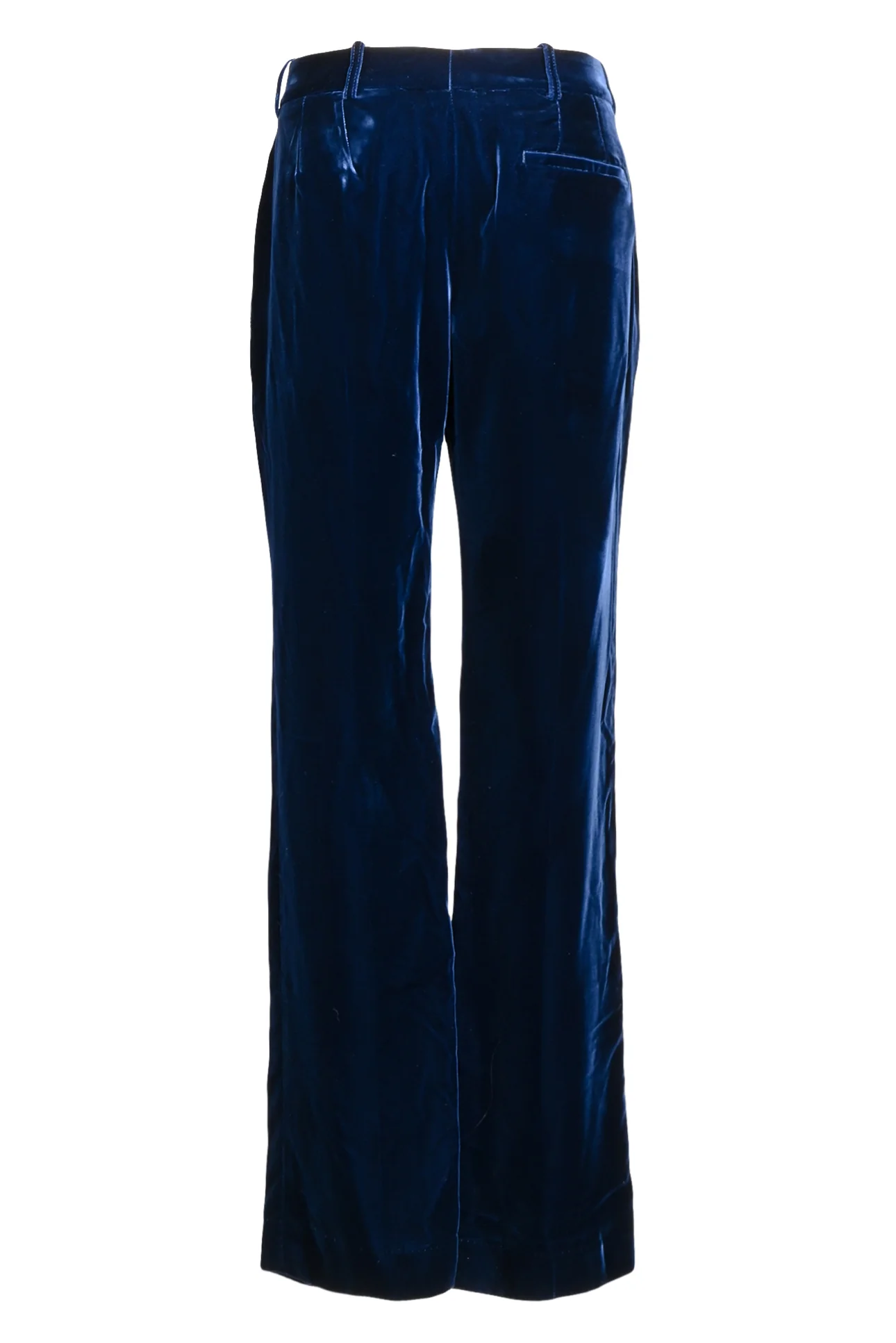 Nina Ricci Size 42 Fluid Velvet Straight Pants - Image 2