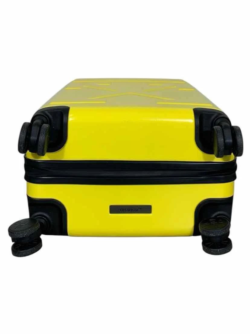 Off White Arrow Trolley Suitcase - Image 5