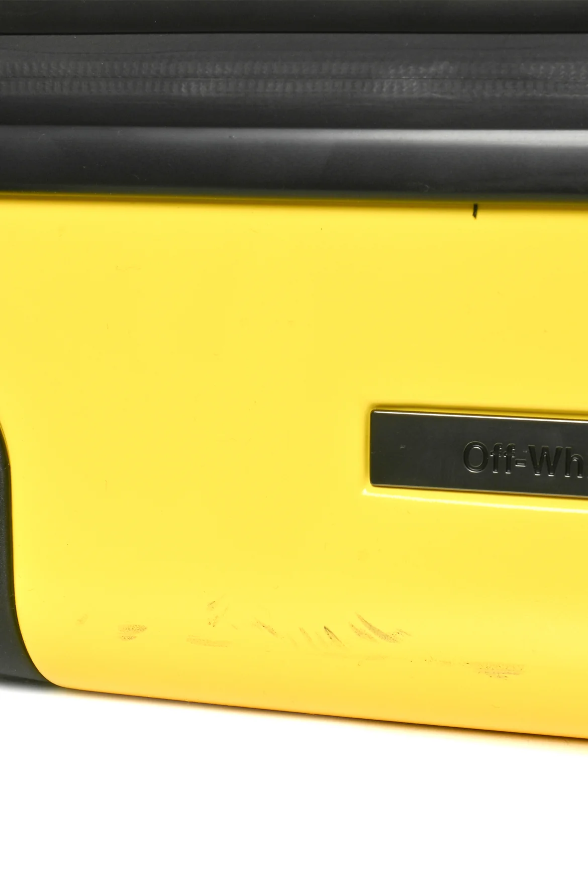 Off White Arrow Trolley Suitcase - Image 11