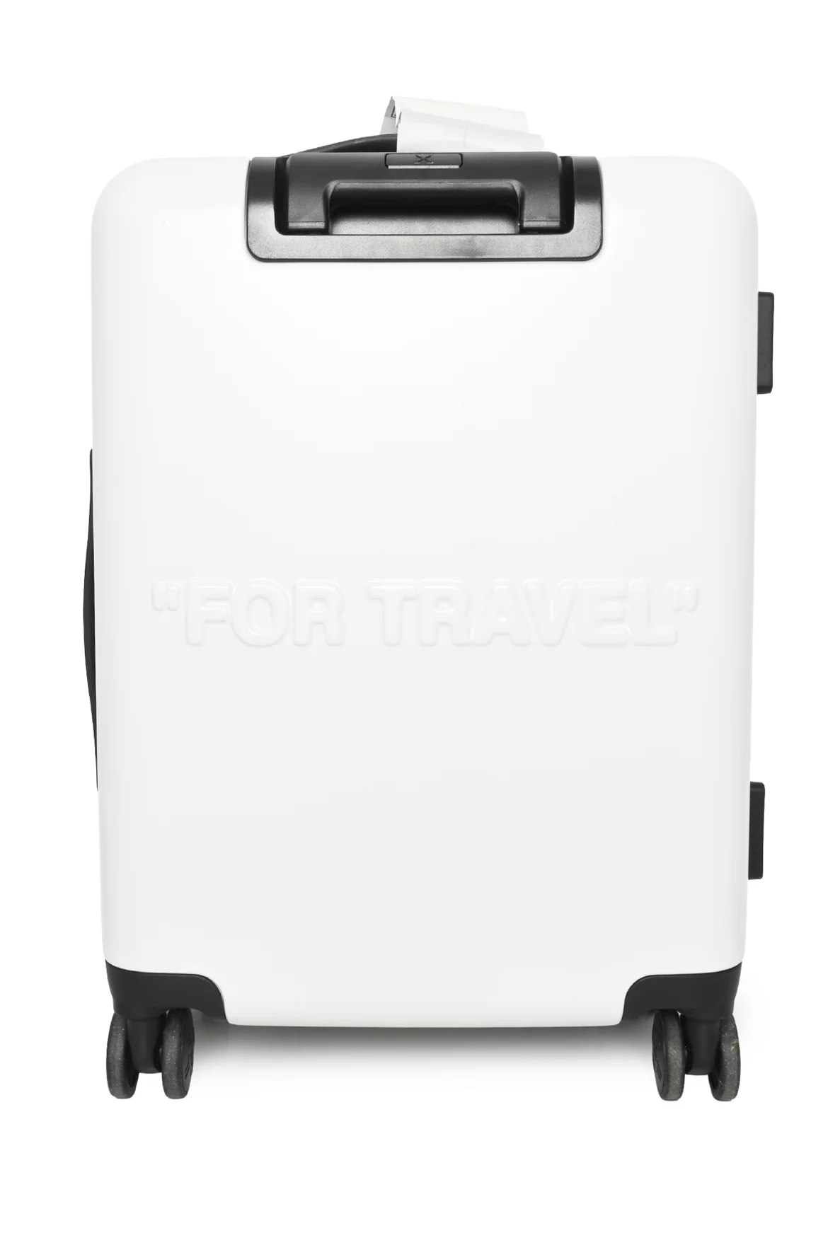 Off White Arrow Trolley Suitcase - Image 5