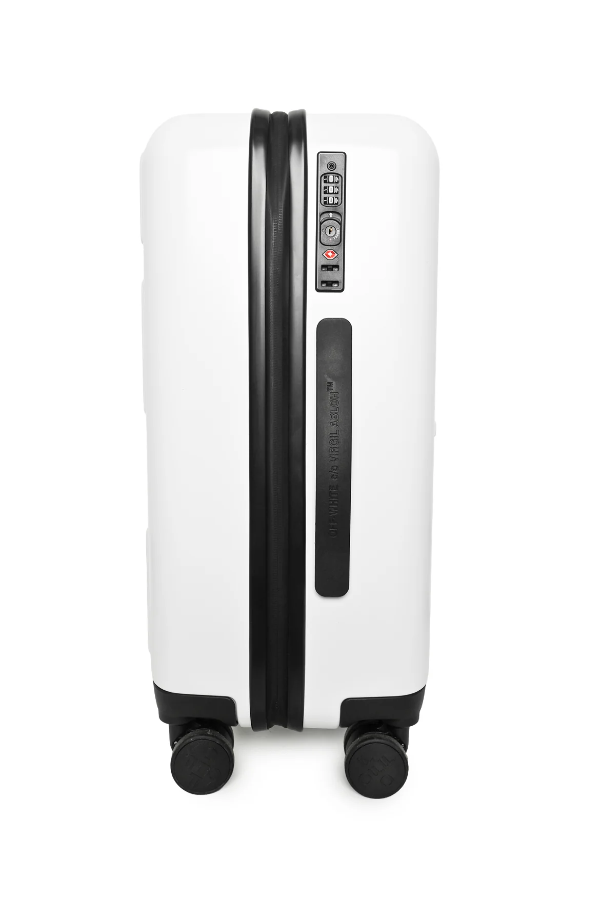 Off White Arrow Trolley Suitcase - Image 6
