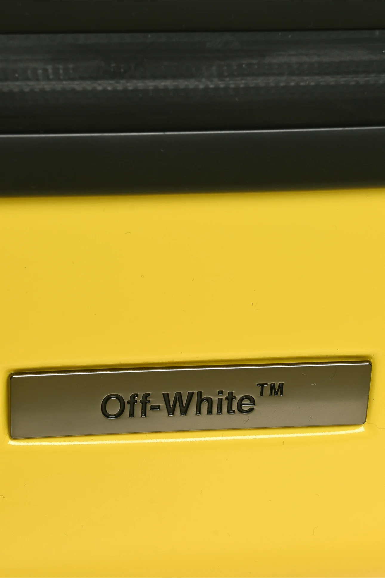 Off White Arrow Trolley Suitcase - Image 6