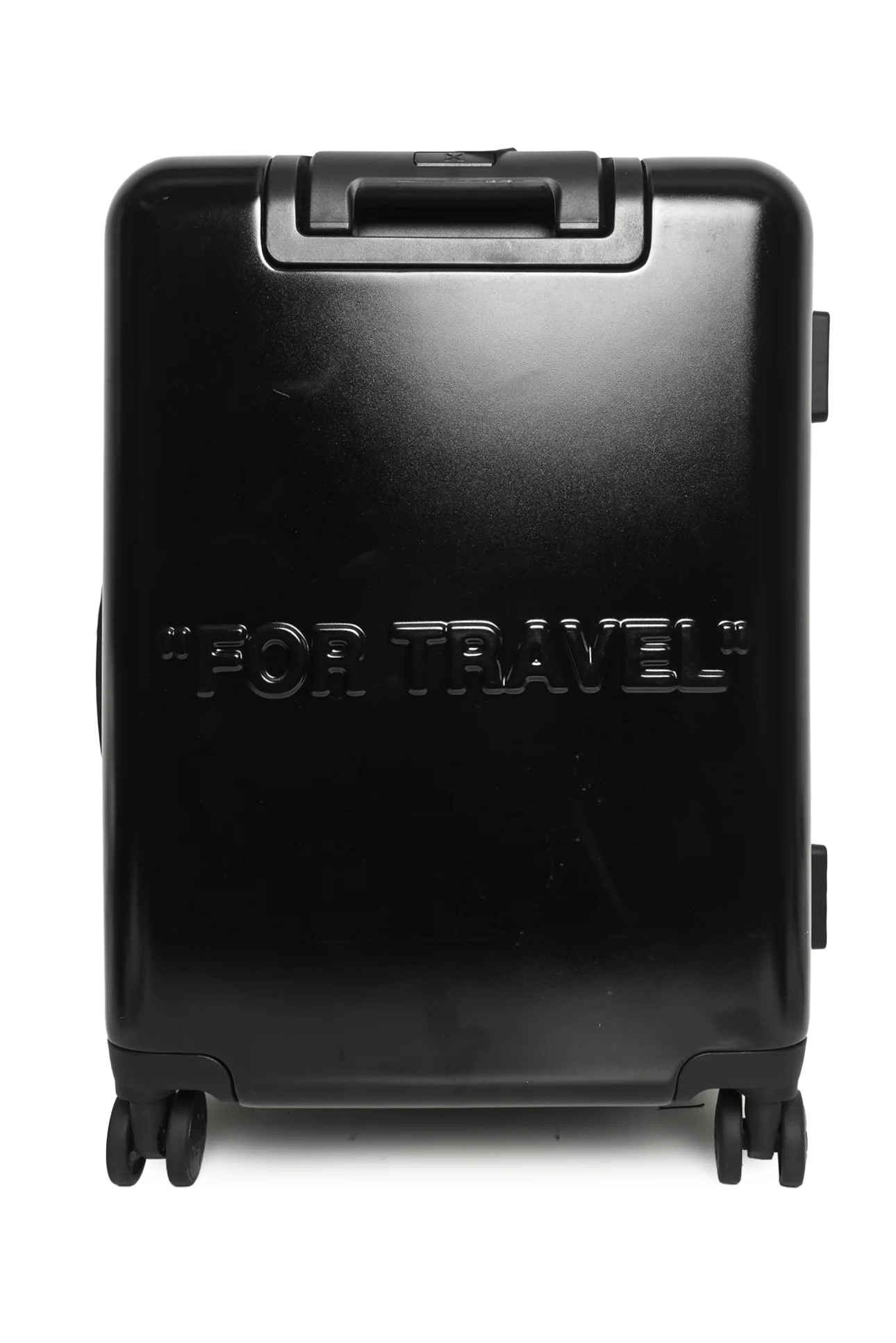Off White Arrow Trolley Suitcase - Image 3