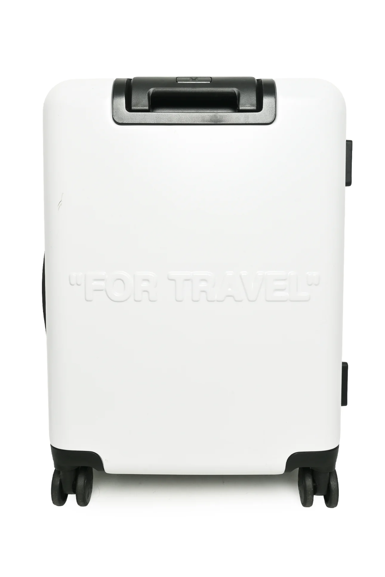 Off White Arrow Trolley Suitcase - Image 3