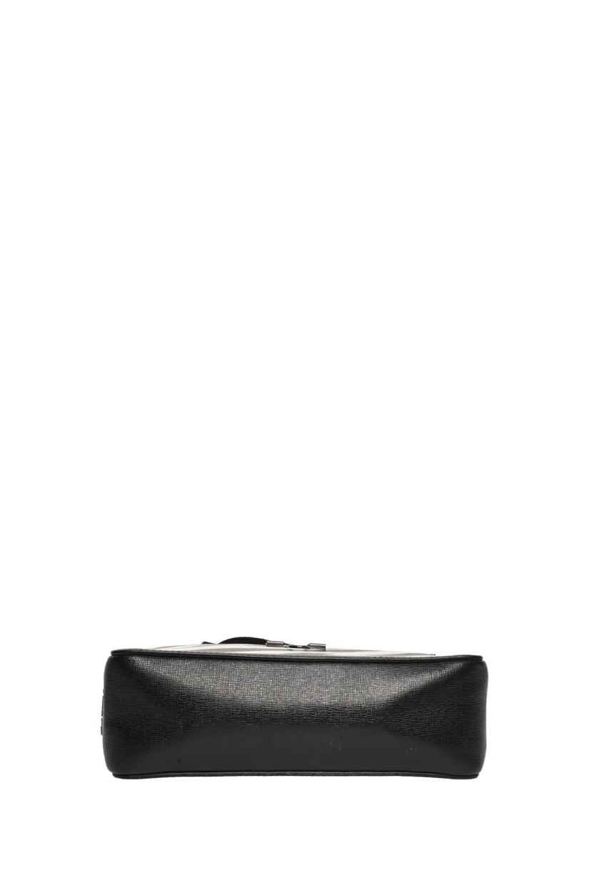 Off White Diagonal Binder Clip Crossbody - Image 4