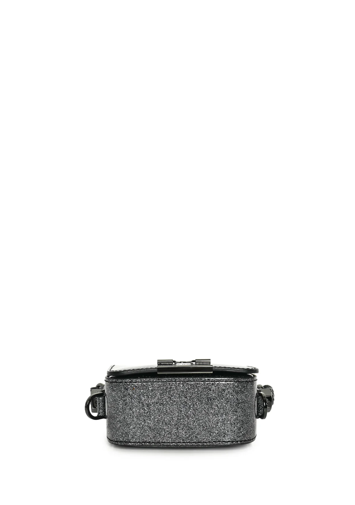 Off White Glitter Baby Flap Bag - Image 4
