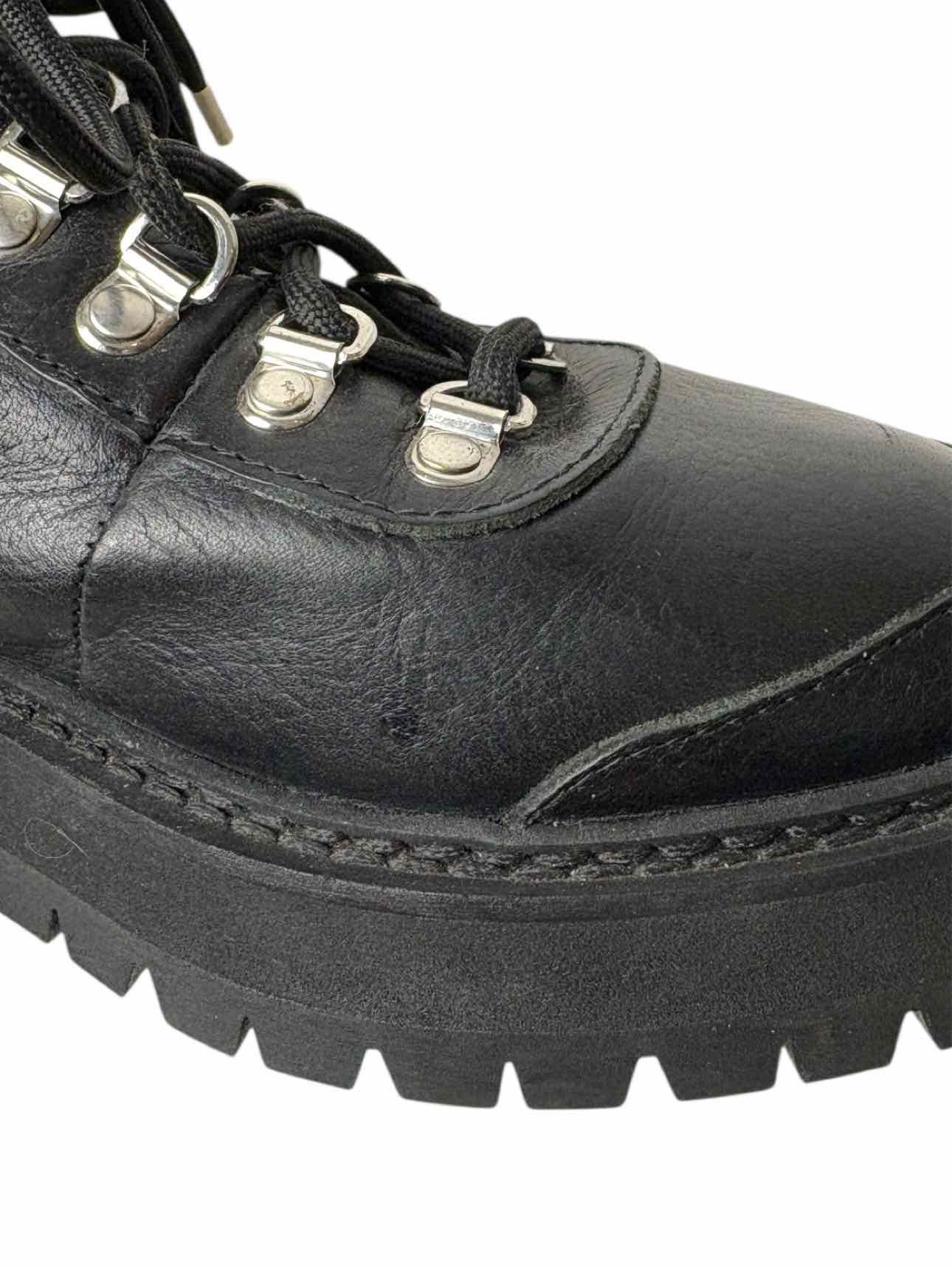Off-White Leather Hiking Size 38 Ankle Boots - Image 11
