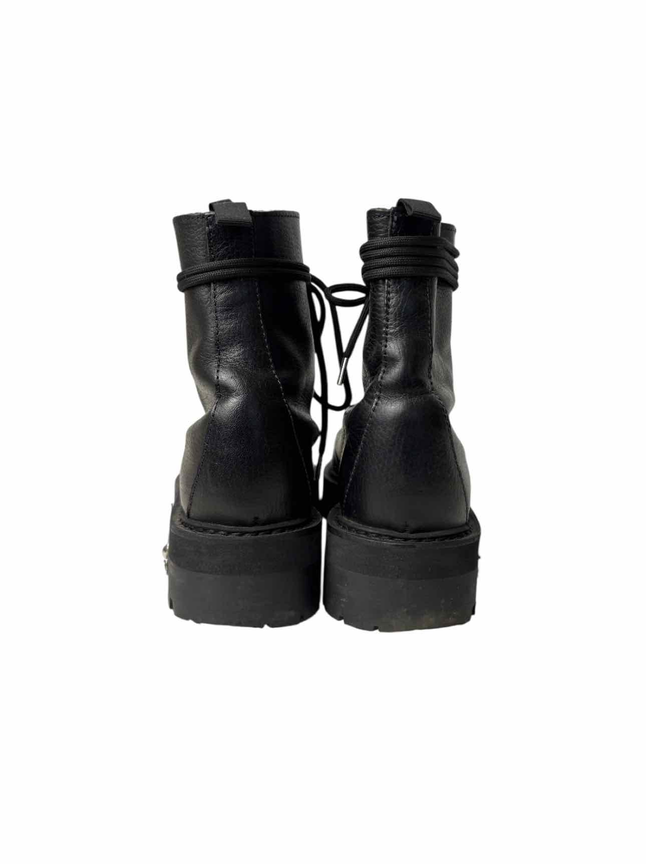 Off-White Leather Hiking Size 38 Ankle Boots - Image 4