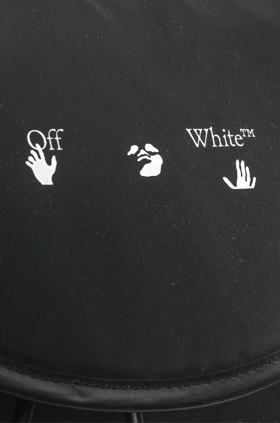 Off White Logo Strap Nylon BackPack - Image 6