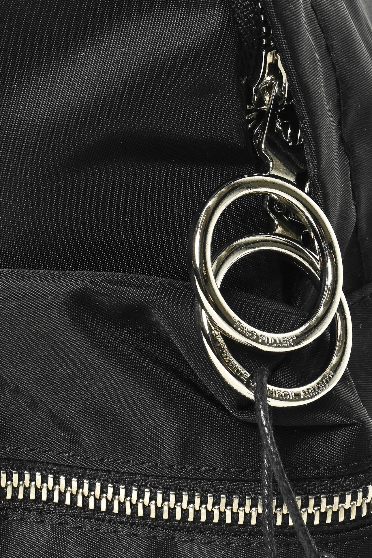 Off White Mini Nylon BackPack - Image 5