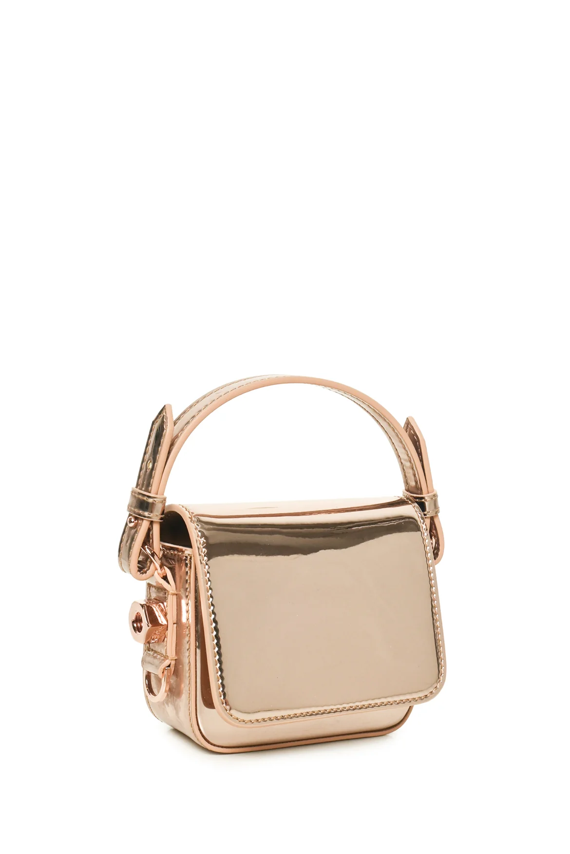 Off White Mirror Baby Flap Bag - Image 2
