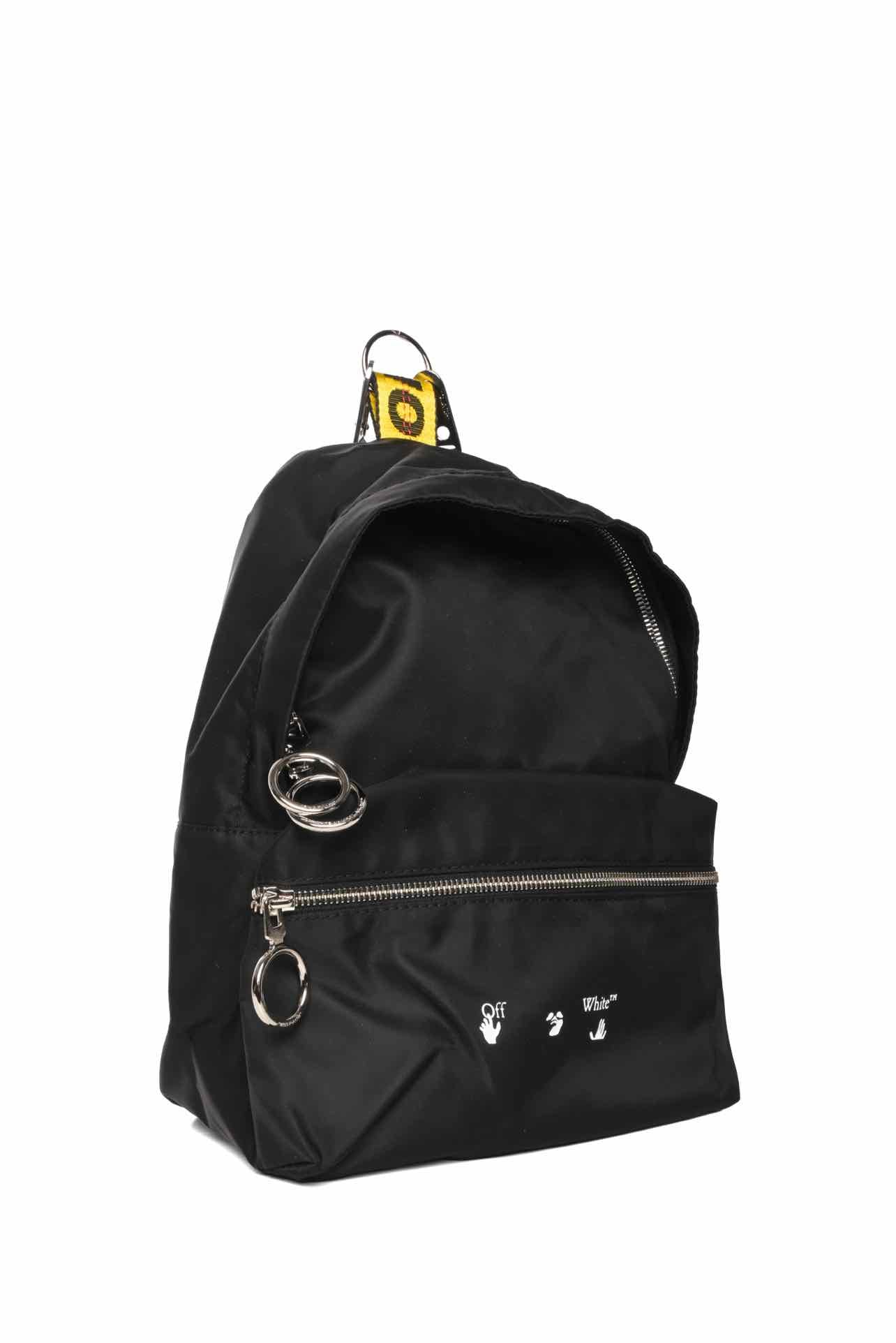Off White Nylon Mini BackPack - Image 2