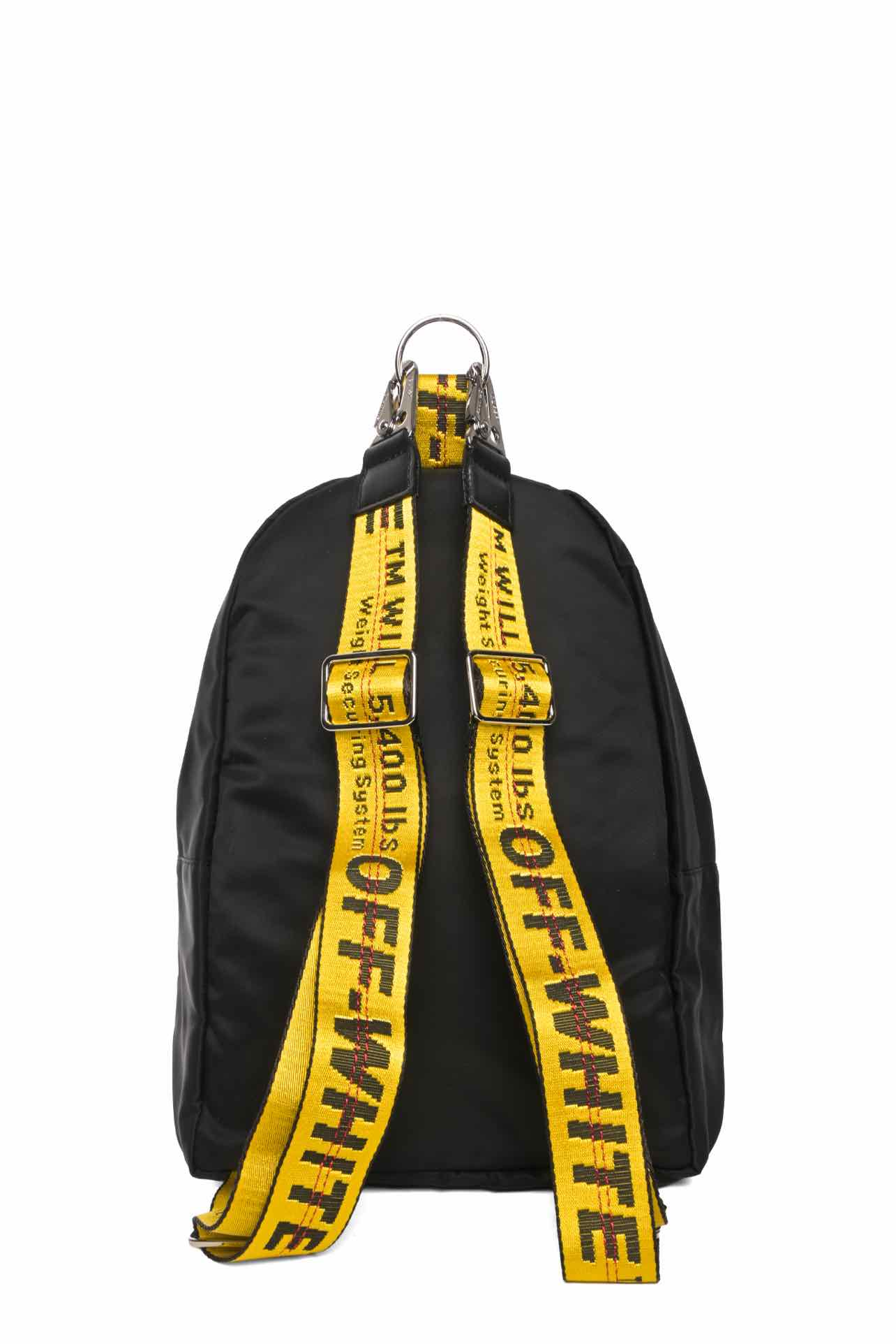 Off White Nylon Mini BackPack - Image 3