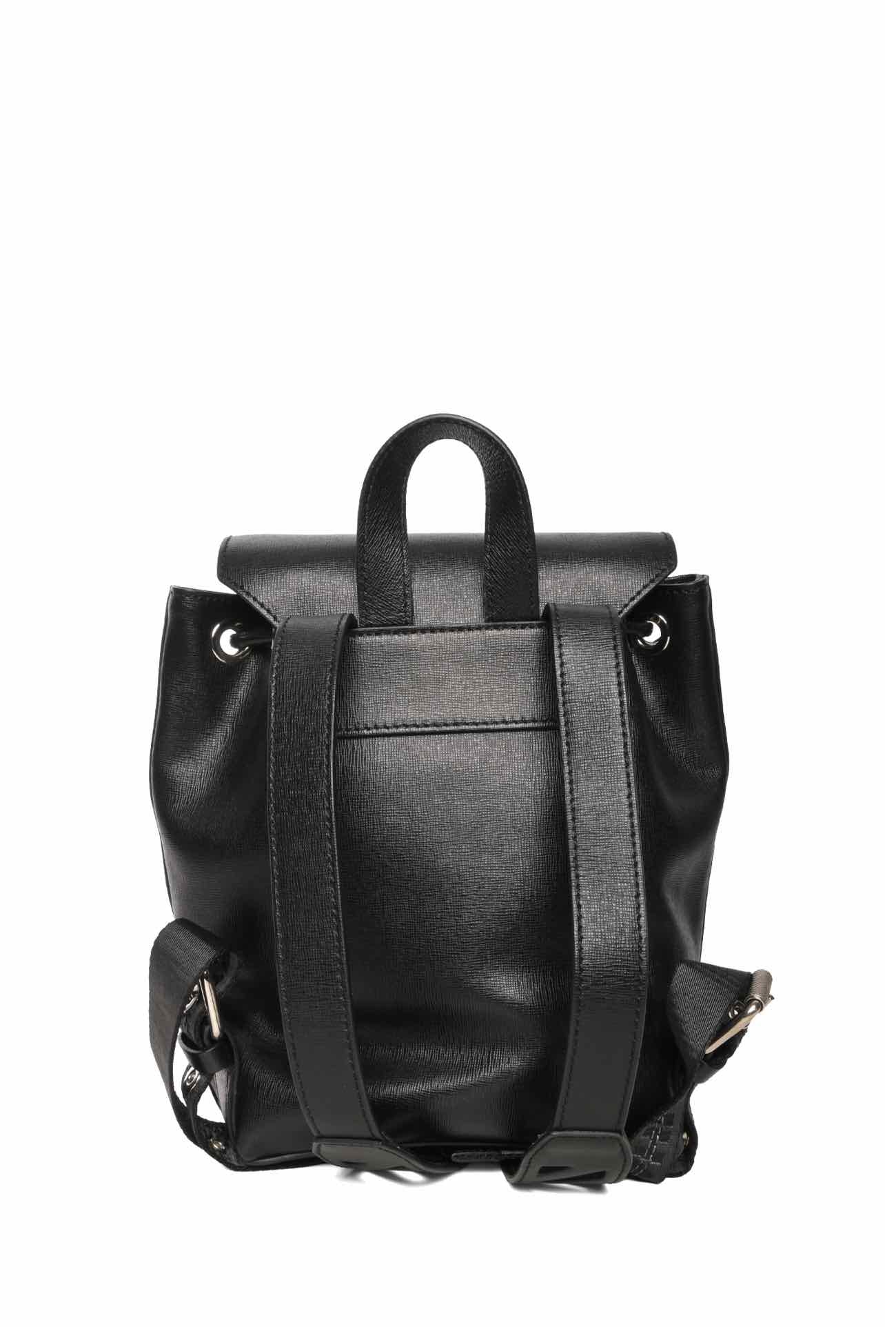 Off White Saffiano Diag BackPack - Image 3