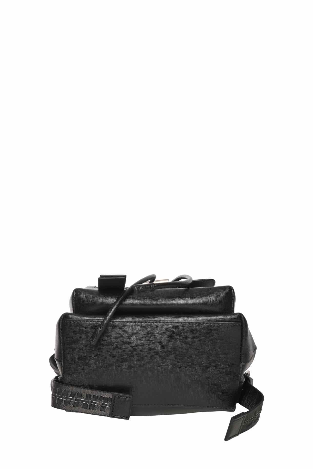 Off White Saffiano Diag BackPack - Image 4