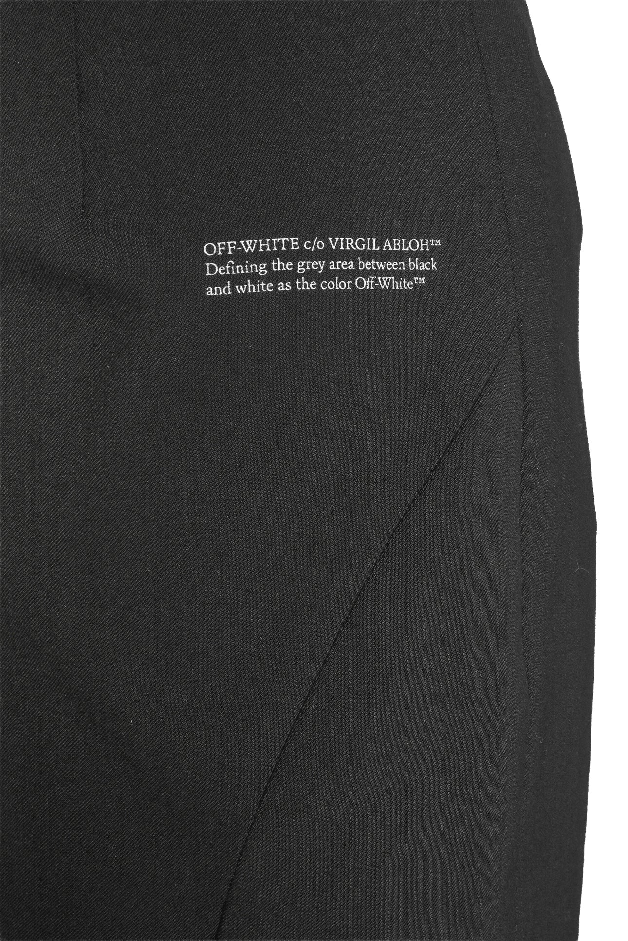 Off White Size 36 Side Slit Mini Skirt - Image 3
