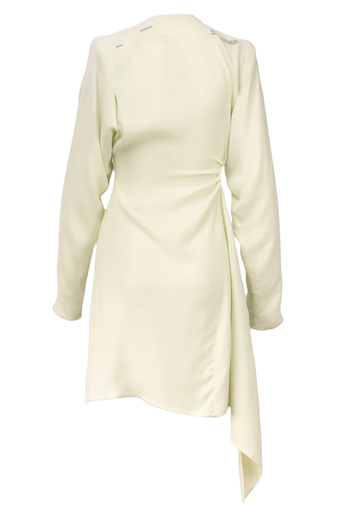 Off White Size 38 "Formal" Gathered Cutout Dress - Image 2