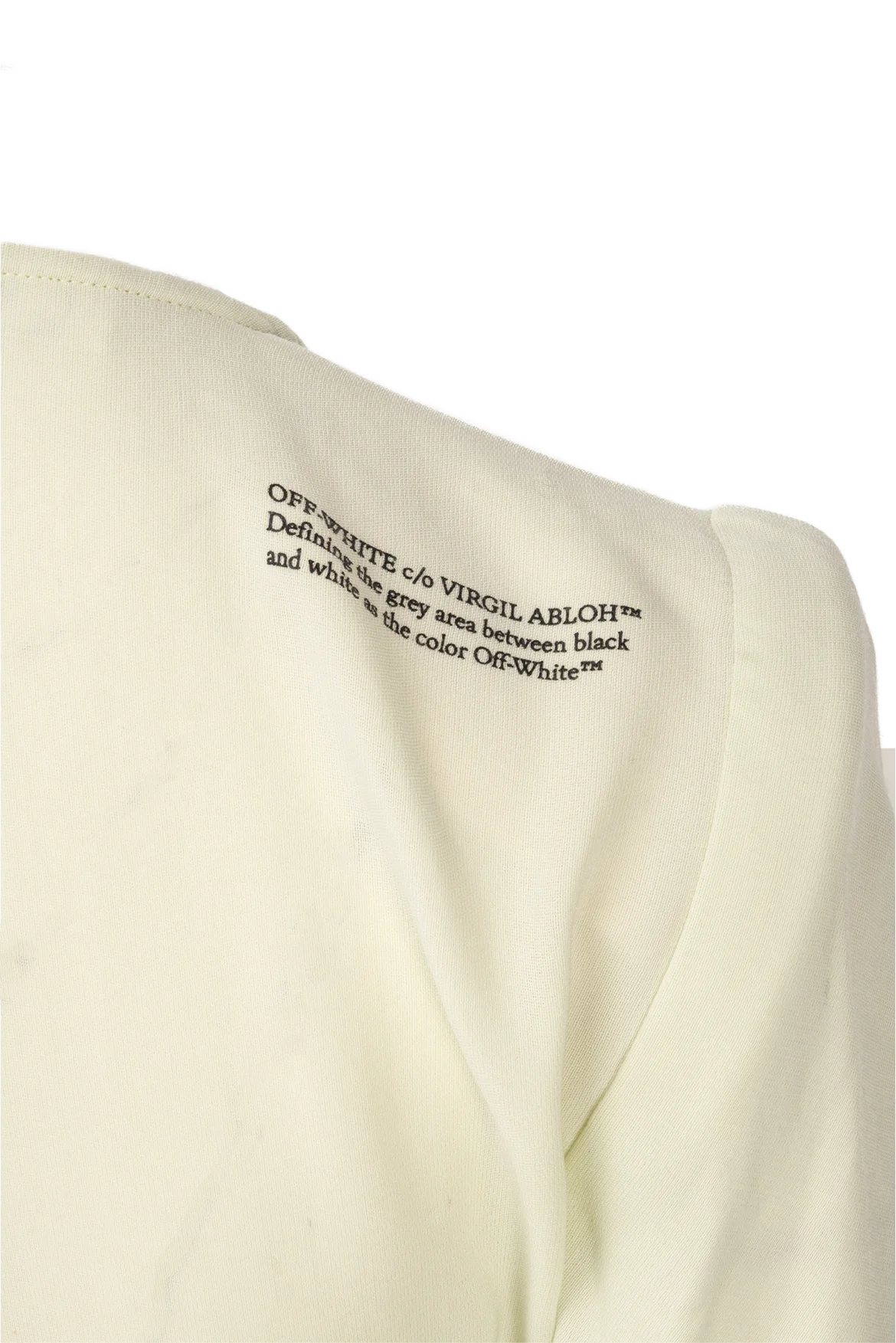 Off White Size 38 "Formal" Gathered Cutout Dress - Image 3
