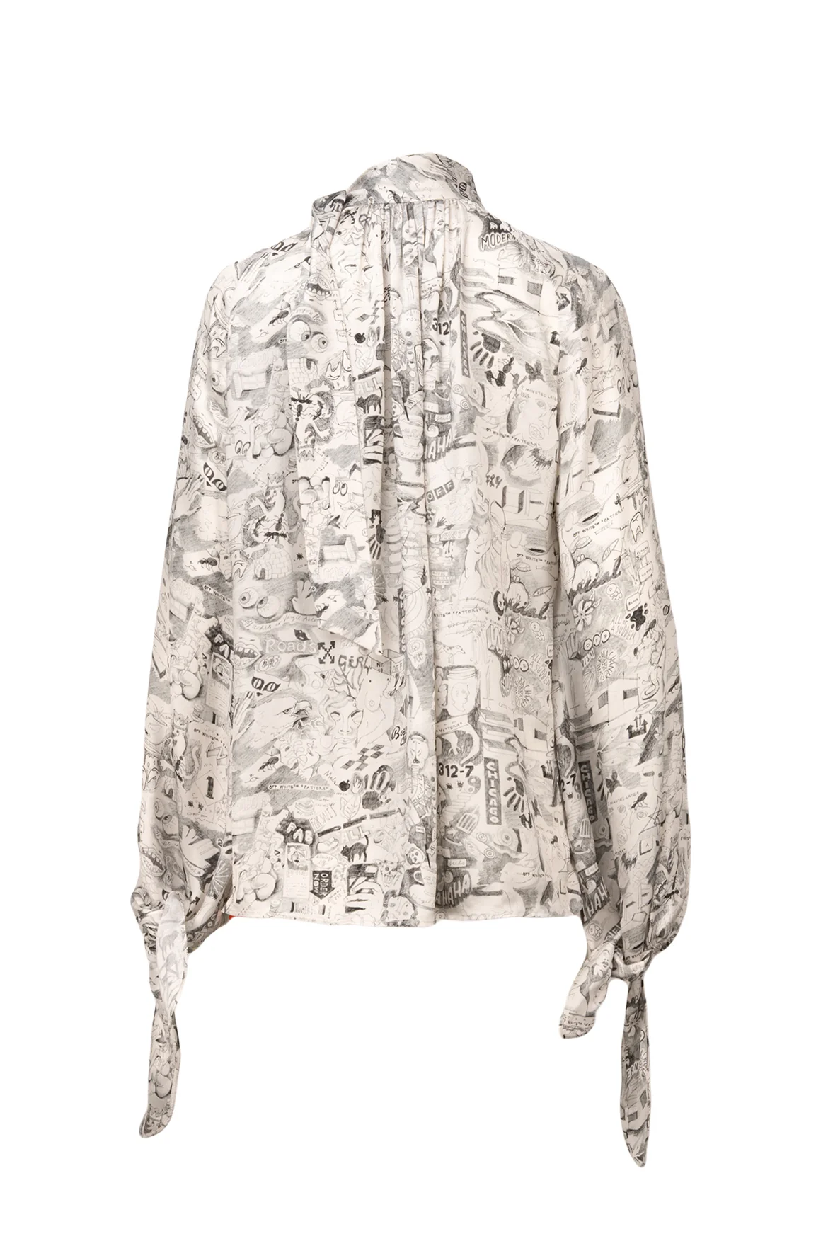 Off White Size 38 Graphite Flowing Shirt - Image 2