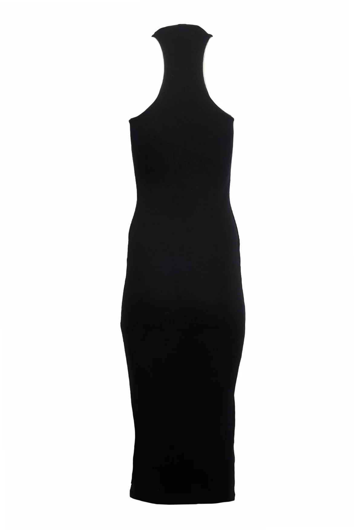 Off White Size 4 Ribbed Logo Maxi Dress - Image 2