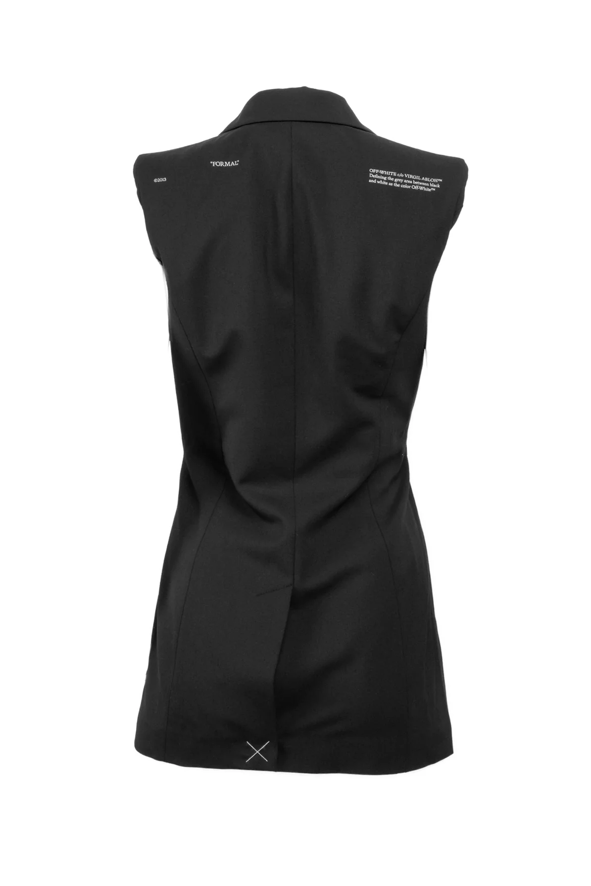 Off White Size 40 Formal Basic Drape Vest - Image 2