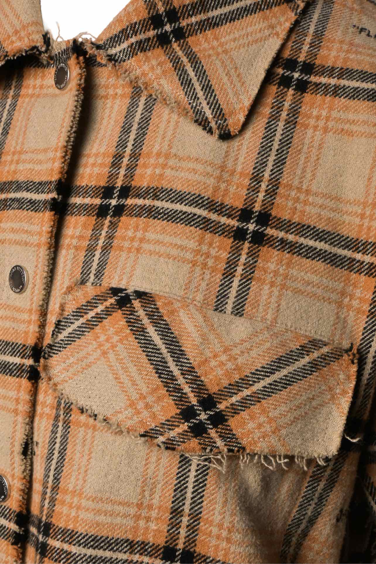OFF-WHITE Size 40 Men's Check Print "Flannel" Shirt Long Sleeve - Image 4
