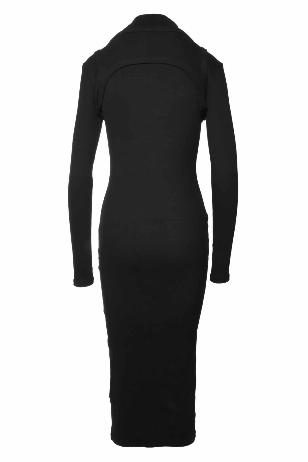 Off White Size 42 Off Stamp Rib Round Dress - Image 2